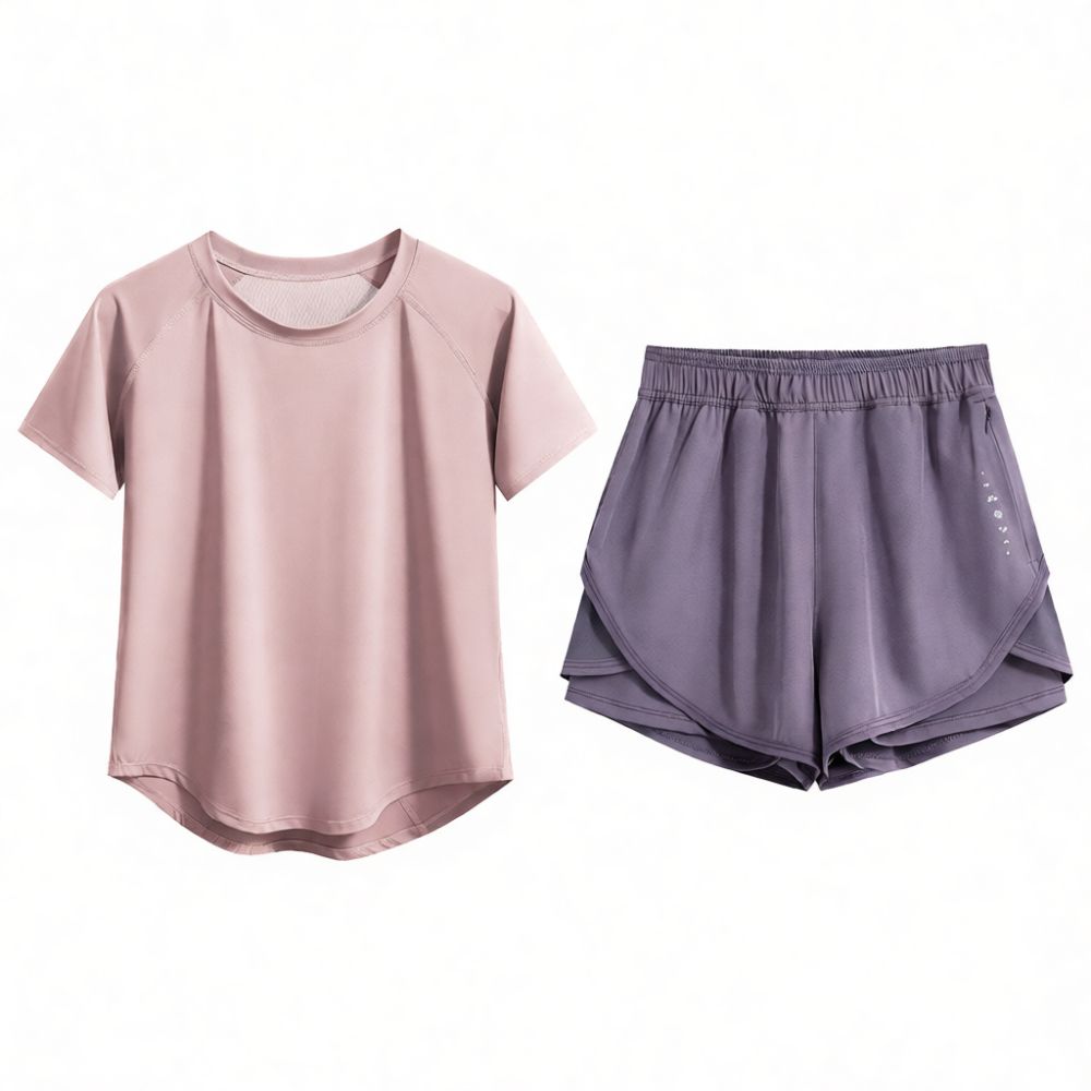 Summer Workout Set Women Short - Yoga Of Fitness 评论和价格