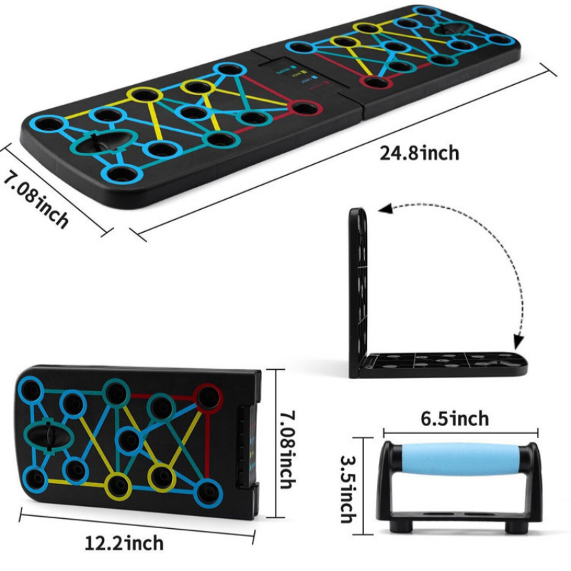 Prone Board Set, Foldable Pron - Push Up Board 评论和价格
